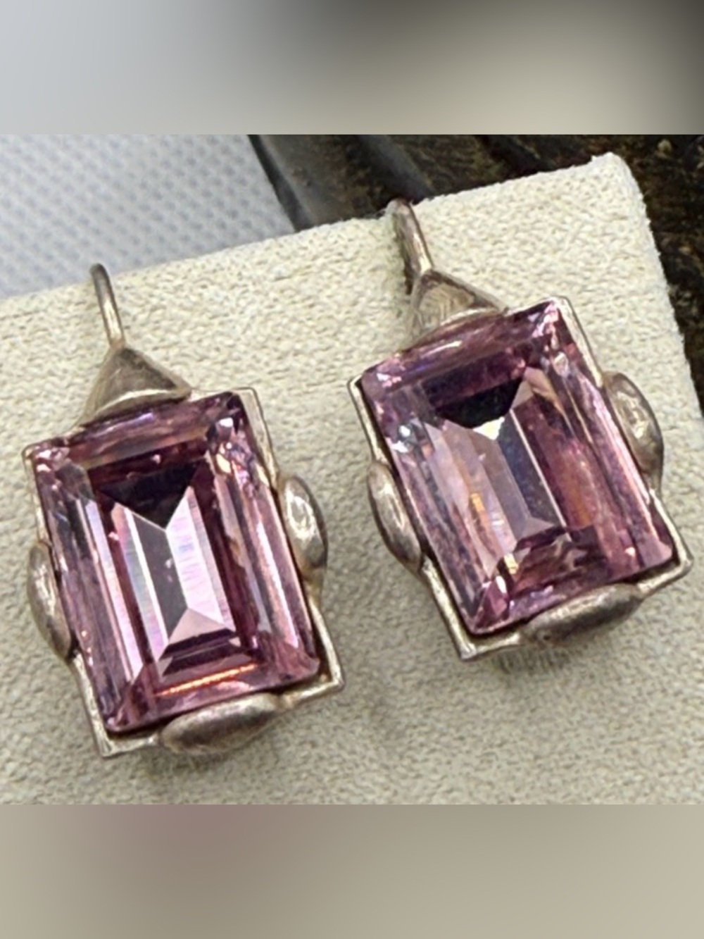 Poggi Paris vintage Silver tone (untested) rare runway pocci Earrings designer